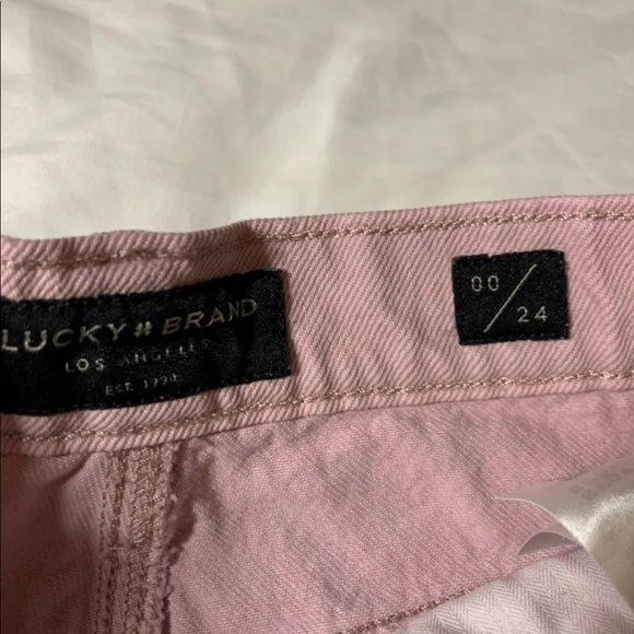 LUCKY BRAND PINK DENIM SKIRT - Picture 7 of 9